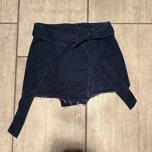 PAIGE Indigo Denim Skirt